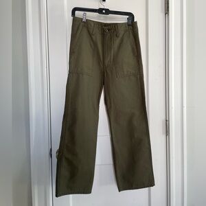 Levi’s Ribcage Straight Olive Green